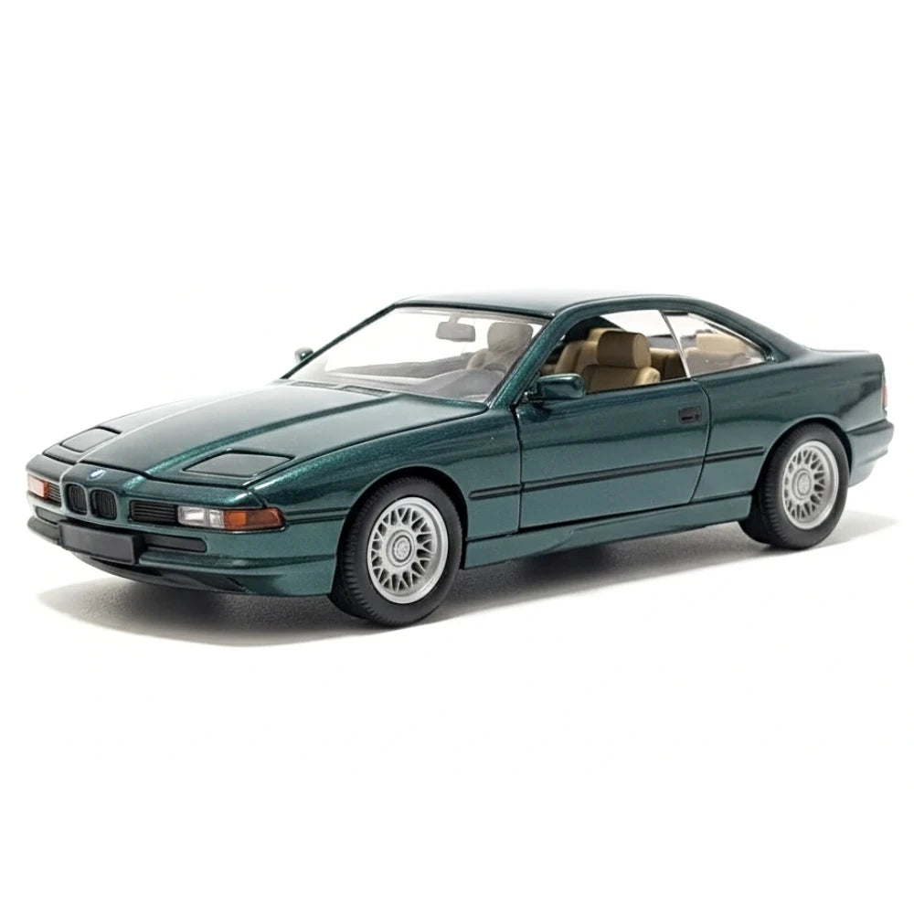 [Schabak] 1:43 BMW 1991 E31 850i grön modellbil Die-Cast