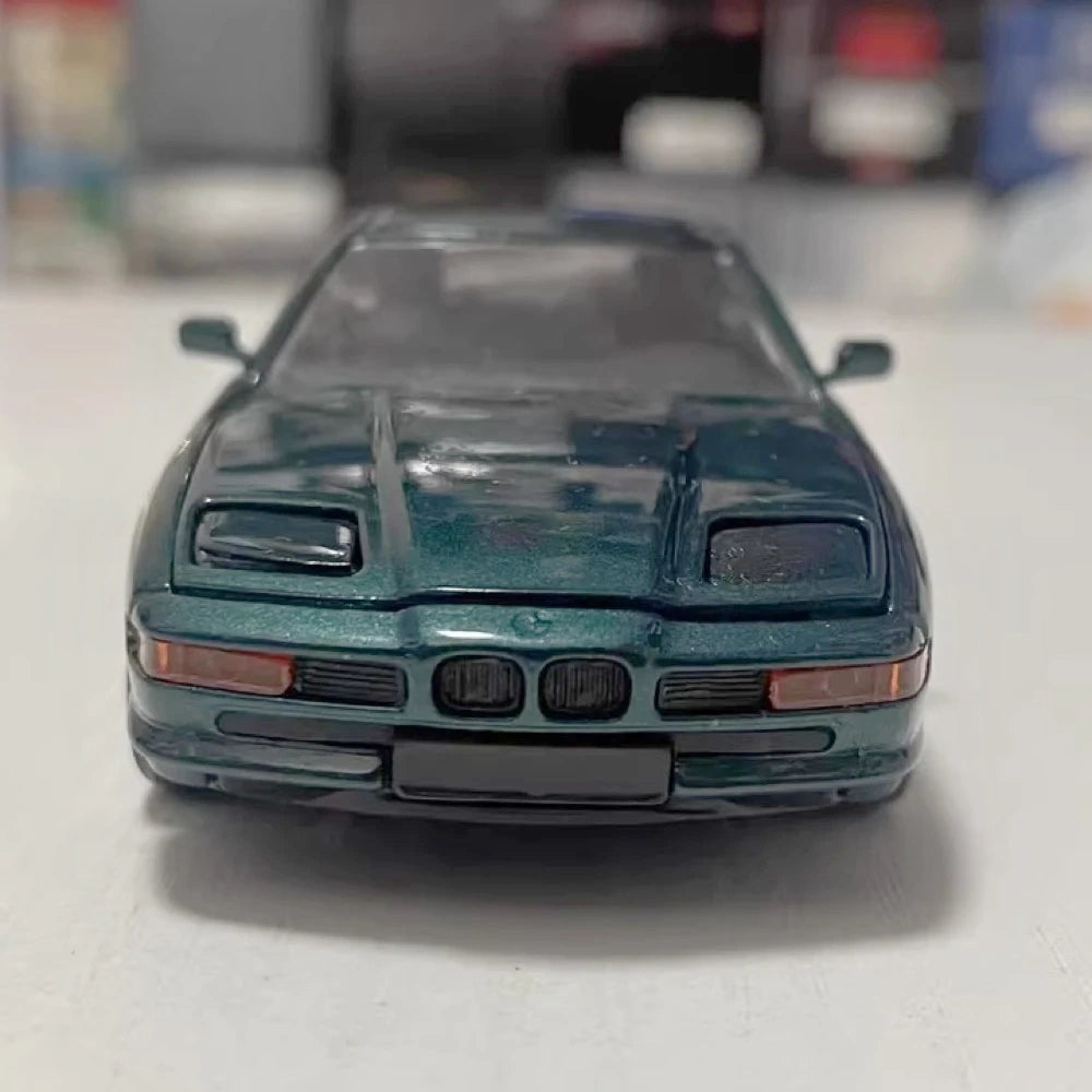 [Schabak] 1:43 BMW 1991 E31 850i grön modellbil Die-Cast