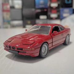 [Schabak] 1:43 BMW 1991 E31 850i rosso modellino di auto Die-Cast