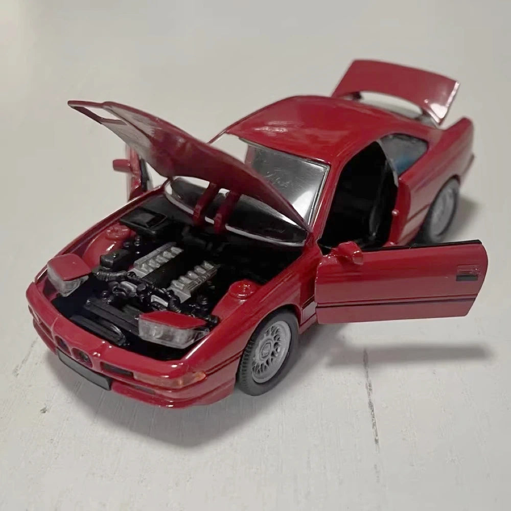 [Schabak] 1:43 BMW 1991 E31 850i rouge voiture miniature Die-Cast