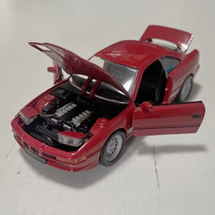 [Schabak] 1:43 BMW 1991 E31 850i rosso modellino di auto Die-Cast
