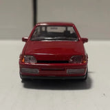 [Schabak] 1:43 Ford 1989 Fiesta XR2i Mk3 Red Model Car Die-Cast