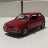 [Schabak] 1:43 Ford 1989 Fiesta XR2i Mk3 Red Model Car Die-Cast