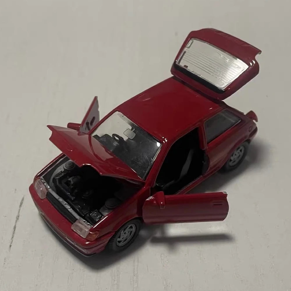 [Schabak] 1:43 Ford 1989 Fiesta XR2i Mk3 Red Model Car Die-Cast
