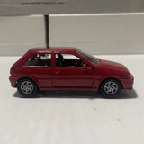 [Schabak] 1:43 Ford 1989 Fiesta XR2i Mk3 Red Model Car Die-Cast