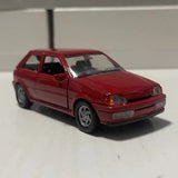 [Schabak] 1:43 Ford 1989 Fiesta XR2i Mk3 Red Model Car Die-Cast
