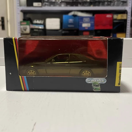 [Schabak] 1:43 Mercedes-Benz 1992 600SEC C140 Black Model Car Die-Cast