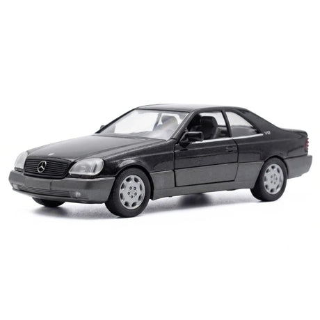 [Schabak] 1:43 Mercedes-Benz 1992 600SEC C140 Black Model Car Die-Cast