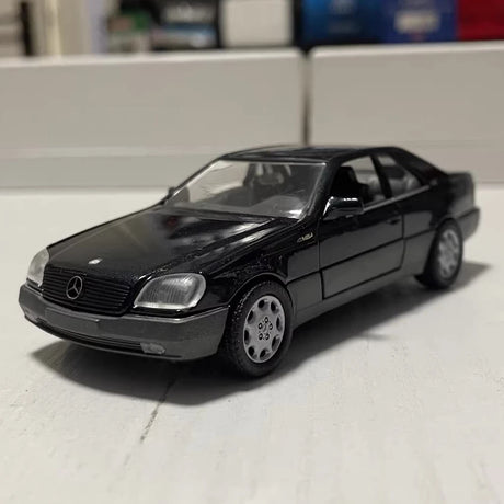 [Schabak] 1:43 Mercedes-Benz 1992 600SEC C140 Black Model Car Die-Cast