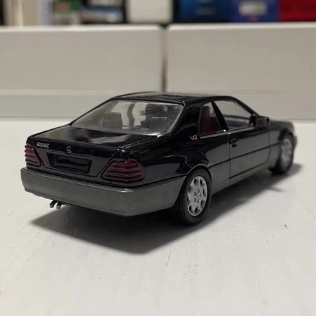 [Schabak] 1:43 Mercedes-Benz 1992 600SEC C140 Black Model Car Die-Cast