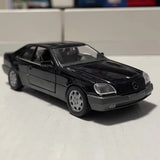 [Schabak] 1:43 Mercedes-Benz 1992 600SEC C140 noir voiture miniature Die-Cast