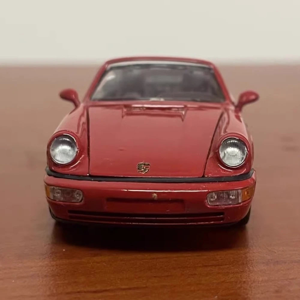 [Schabak] 1:43 Porsche 1989 911 964 Carrera Cabriolet Red Model Car Die-Cast