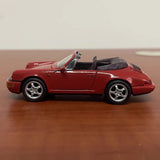 [Schabak] 1:43 Porsche 1989 911 964 Carrera Cabriolet レッド モデルカー Die-Cast