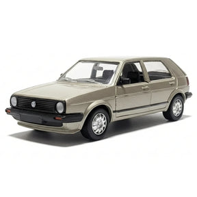 [Schabak] 1:43 Volkswagen 1983 Golf MK2 Gold Model Car Die-Cast