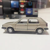 [Schabak] 1:43 Volkswagen 1983 Golf MK2 Gold Model Car Die-Cast