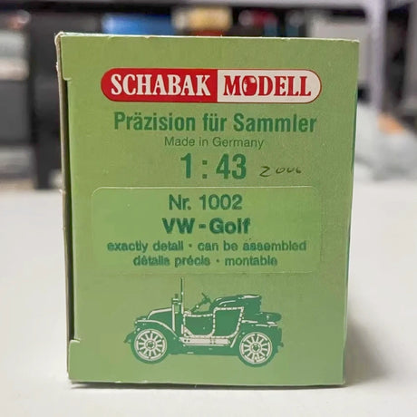 [Schabak] 1:43 Volkswagen 1983 Golf MK2 Red Model Car Die-Cast