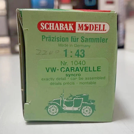 [Schabak] 1:43 Volkswagen 1985 Caravelle Syncro Gold Model Car Die-Cast
