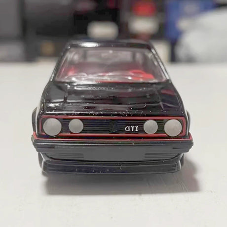 [Schabak] 1:43 Volkswagen 1985 Golf GTI MK2 Black Model Car Die-Cast