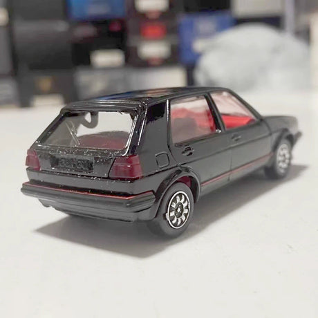 [Schabak] 1:43 Volkswagen 1985 Golf GTI MK2 Black Model Car Die-Cast