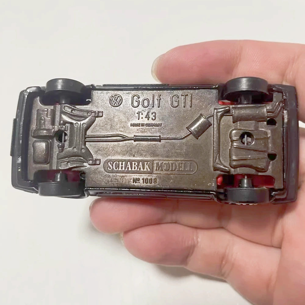 [Schabak] 1:43 Volkswagen 1985 Golf GTI MK2 Black Model Car Die-Cast