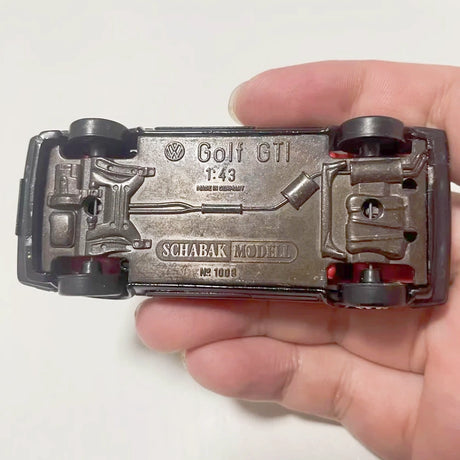[Schabak] 1:43 Volkswagen 1985 Golf GTI MK2 Black Model Car Die-Cast