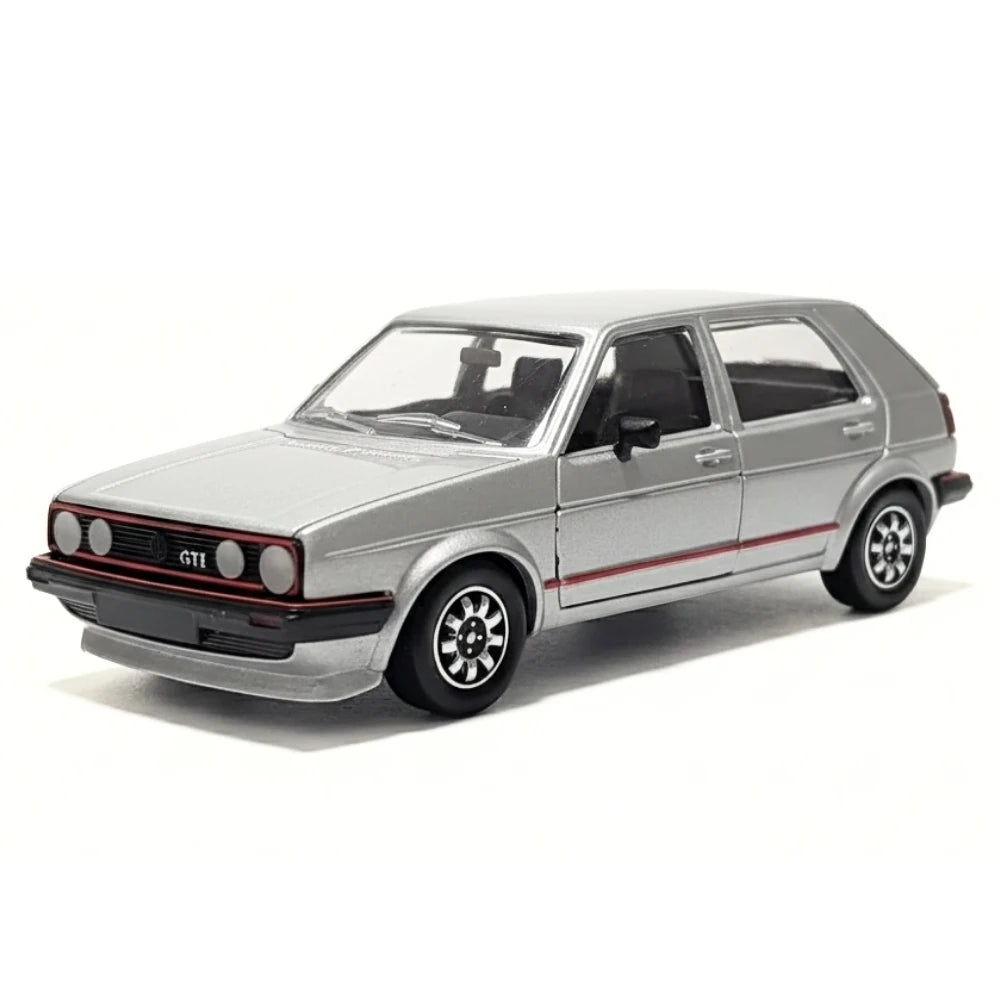 [Schabak] 1:43 Volkswagen 1985 Golf GTI MK2 Silver Model Car Die-Cast