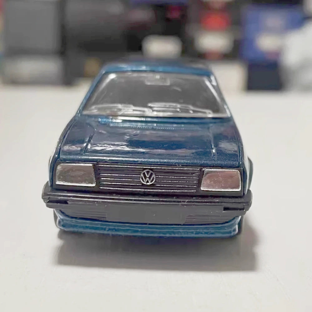 [Schabak] 1:43 Volkswagen 1985 Jetta MK2 Blue Model Car Die-Cast