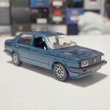 [Schabak] 1:43 Volkswagen 1985 Jetta MK2 blå modellbil Die-Cast