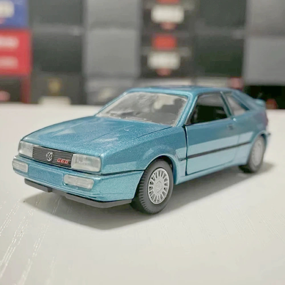 [Schabak] 1:43 Volkswagen 1989 Corrado G60 blu modellino di auto Die-Cast
