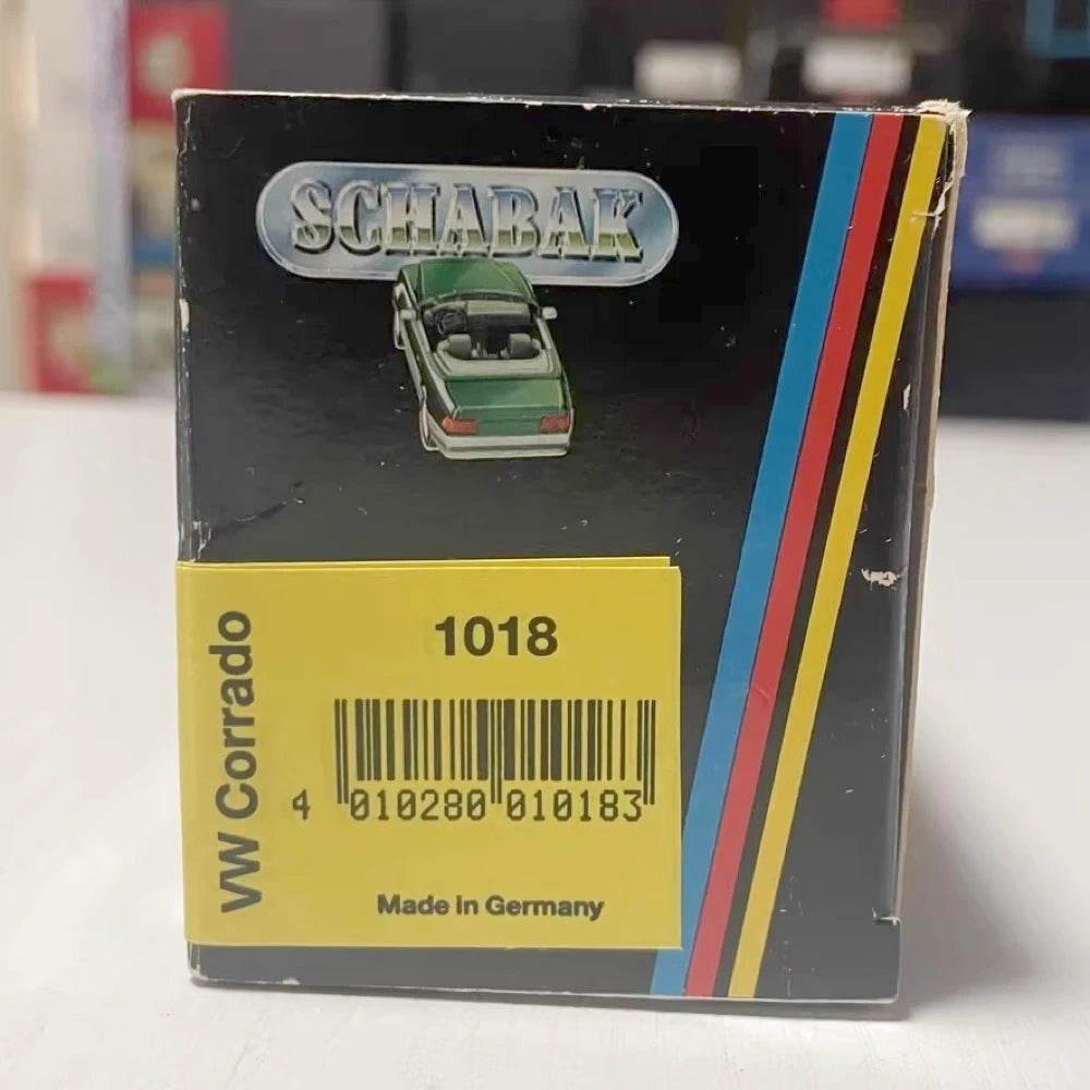 [Schabak] 1:43 Volkswagen 1989 Corrado G60 Yellow Model Car Die-Cast