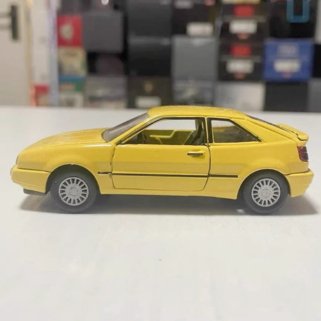 [Schabak] 1:43 Volkswagen 1989 Corrado G60 Yellow Model Car Die-Cast