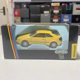 [Schabak] 1:43 Volkswagen 1989 Corrado G60 Yellow Model Car Die-Cast