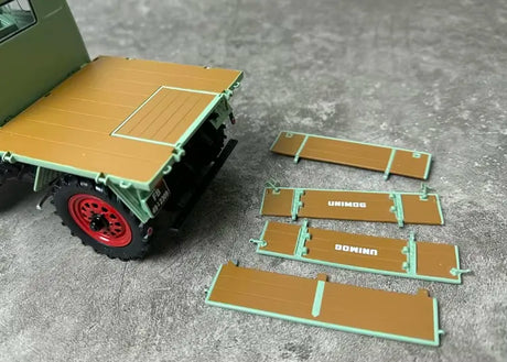 [Schuco] 1:18 Mercedes-Benz 1950s Unimog U401 Green Model Car Die-Cast