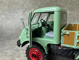 [Schuco] 1:18 Mercedes-Benz 1950s Unimog U401 Green Model Car Die-Cast