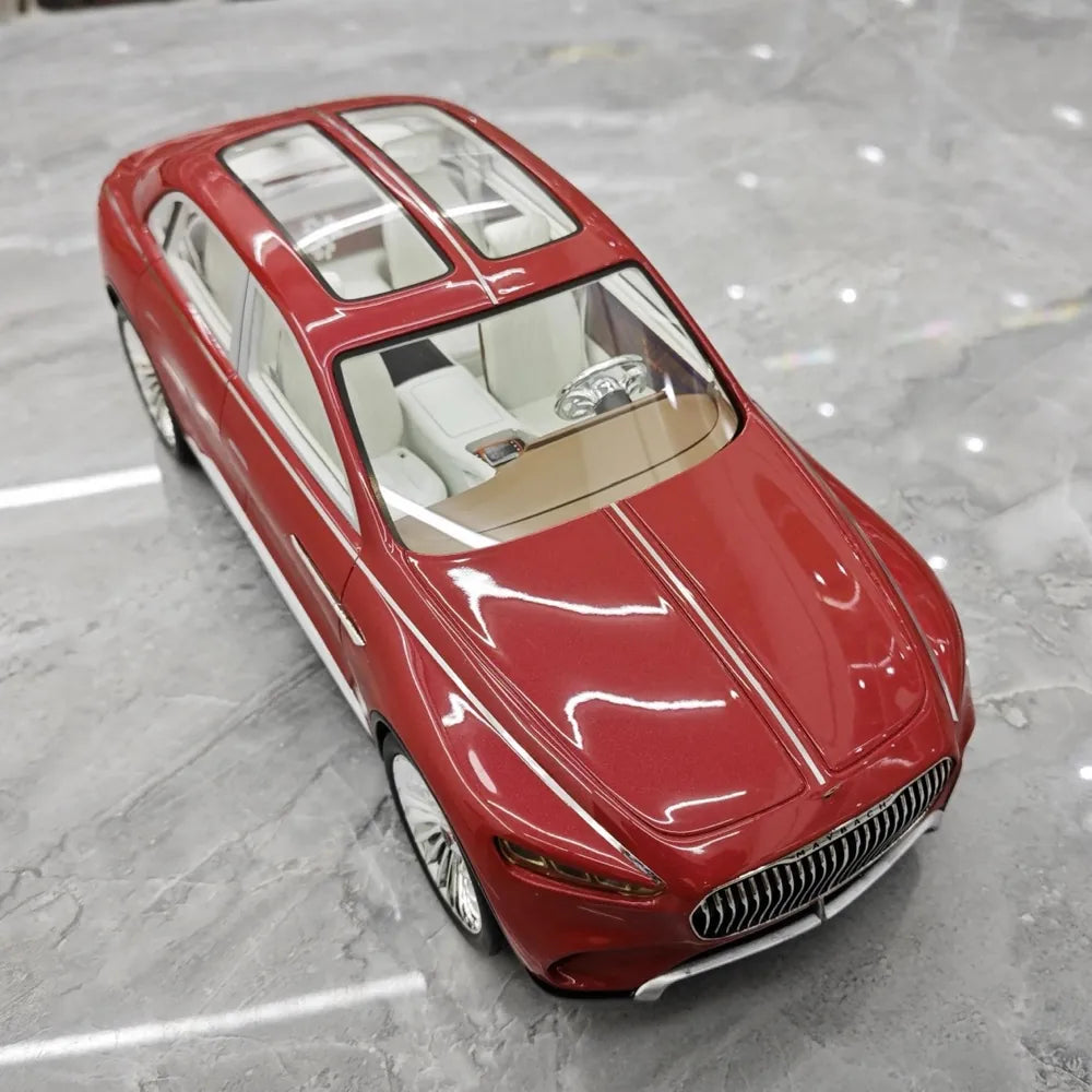 [Schuco] 1:18 Mercedes-Maybach 2018 Ultimate Luxury Concept Red Model Car Resin