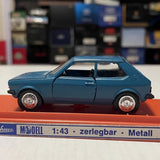 [Schuco] 1:43 Audi 1974 50 Coupe Blue Model Car Die-Cast