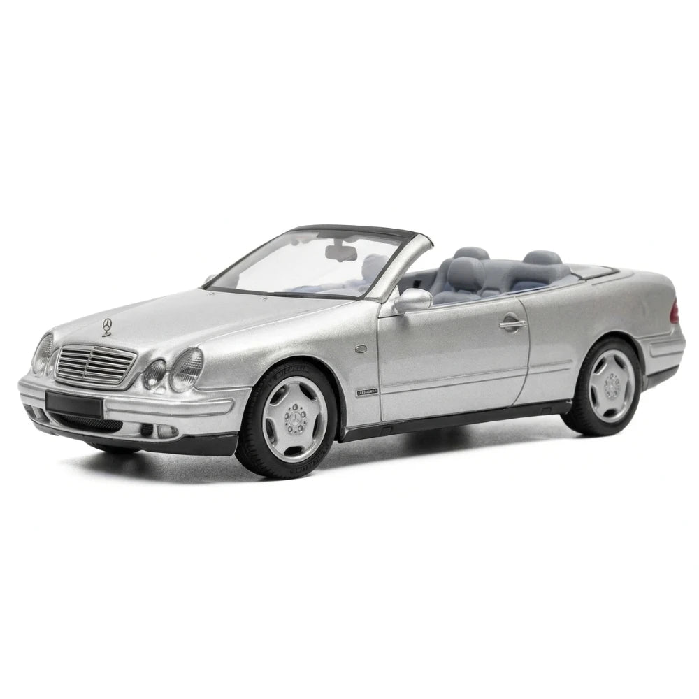 [Schuco] 1:43 Mercedes-Benz 1998 CLK Cabrio A208 Silver Model Car Die-Cast