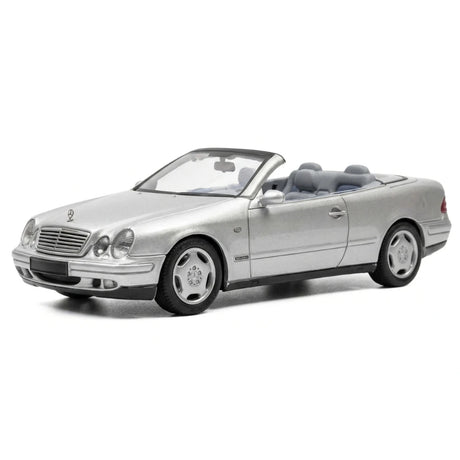 [Schuco] 1:43 Mercedes-Benz 1998 CLK Cabrio A208 Silver Model Car Die-Cast