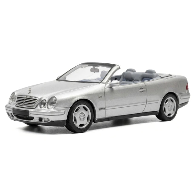 [Schuco] 1:43 Mercedes-Benz 1998 CLK Cabrio A208 Silver Model Car Die-Cast