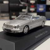 [Schuco] 1:43 Mercedes-Benz 1998 CLK Cabrio A208 Silver Model Car Die-Cast