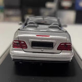 [Schuco] 1:43 Mercedes-Benz 1998 CLK Cabrio A208 Silver Model Car Die-Cast