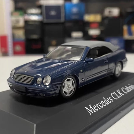 [Schuco] 1:43 Mercedes-Benz 1998 CLK230 A208 Blue Model Car Die-Cast