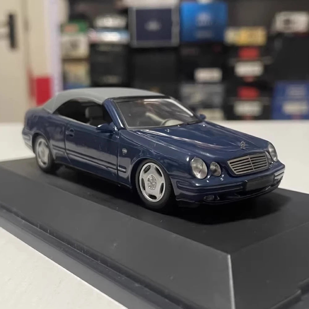 [Schuco] 1:43 Mercedes-Benz 1998 CLK230 A208 Blue Model Car Die-Cast