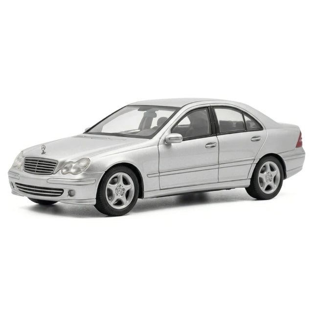 [Schuco] 1:43 Mercedes-Benz 2000 C230 W203 Silver Model Car Die-Cast