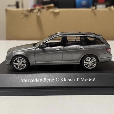 [Schuco] 1:43 Mercedes-Benz 2007 C200 S204 Gray Model Car Die-Cast