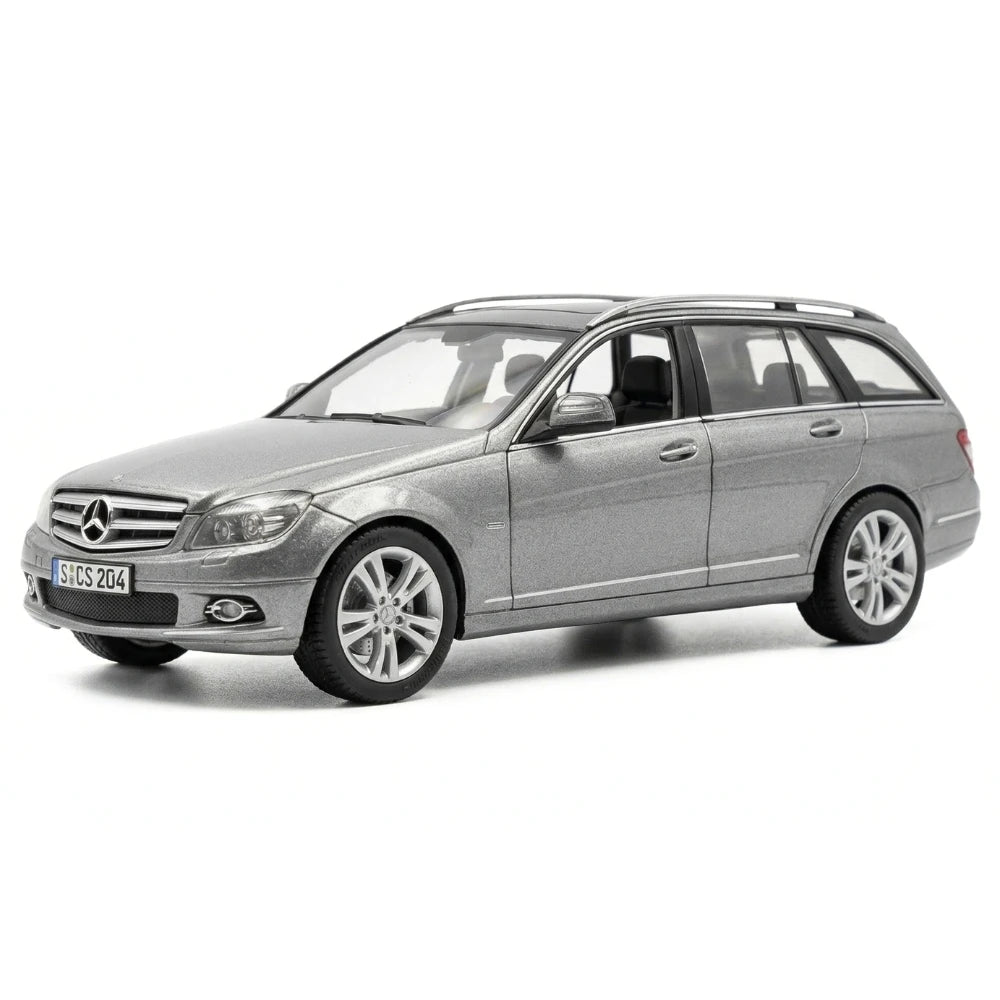 [Schuco] 1:43 Mercedes-Benz 2007 C200 S204 Gray Model Car Die-Cast