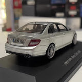[Schuco] 1:43 Mercedes-Benz 2007 C63 AMG W204 Silver Model Car Die-Cast