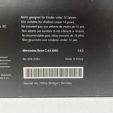 [Schuco] 1:43 Mercedes-Benz 2007 C63 AMG W204 Silver Model Car Die-Cast