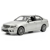 [Schuco] 1:43 Mercedes-Benz 2007 C63 AMG W204 Silver Model Car Die-Cast