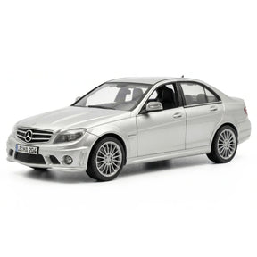[Schuco] 1:43 Mercedes-Benz 2007 C63 AMG W204 Silver Model Car Die-Cast